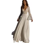 2019 new chiffon long beach dress Swimwear Beach blouse summer long sleeve Bikini Cover Ups lace beach coat beachwear