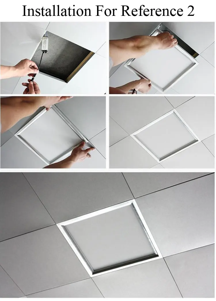 Square Flat Ultra Thin Slim Recessed 600x600 1200x600 20w 30w 48w 80w Ceiling Led Panel Light