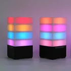 Wireless LED Bluetooth Speaker with Color Changing Lights Pulsate to Your Music Multi-Colored Auto-Changing LED Themes