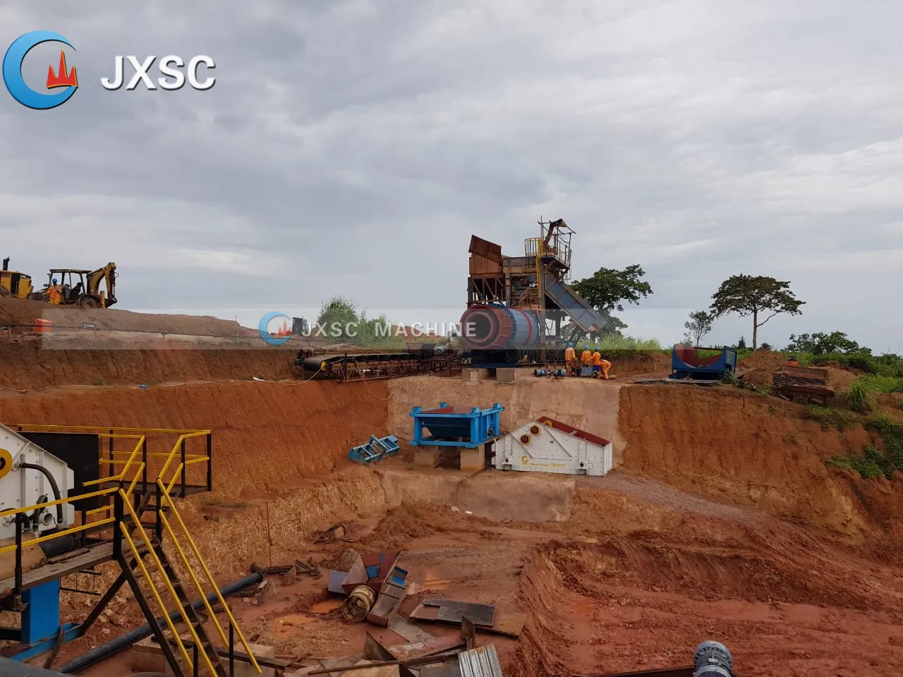 Angola Mina De Diamantes De Aluvi O Pr Tratamento Planta M Quina De