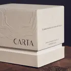 Custom Newest Square Shape Luxury Gold Foil Cardboard Candle Kraft Paper Candle Box Design With Lid And EVA Insert