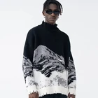 Sweater Sweater DiZNEW Sweater Manufacturer Thick Intarsia Pattern Knit Jacquard Sweater Men