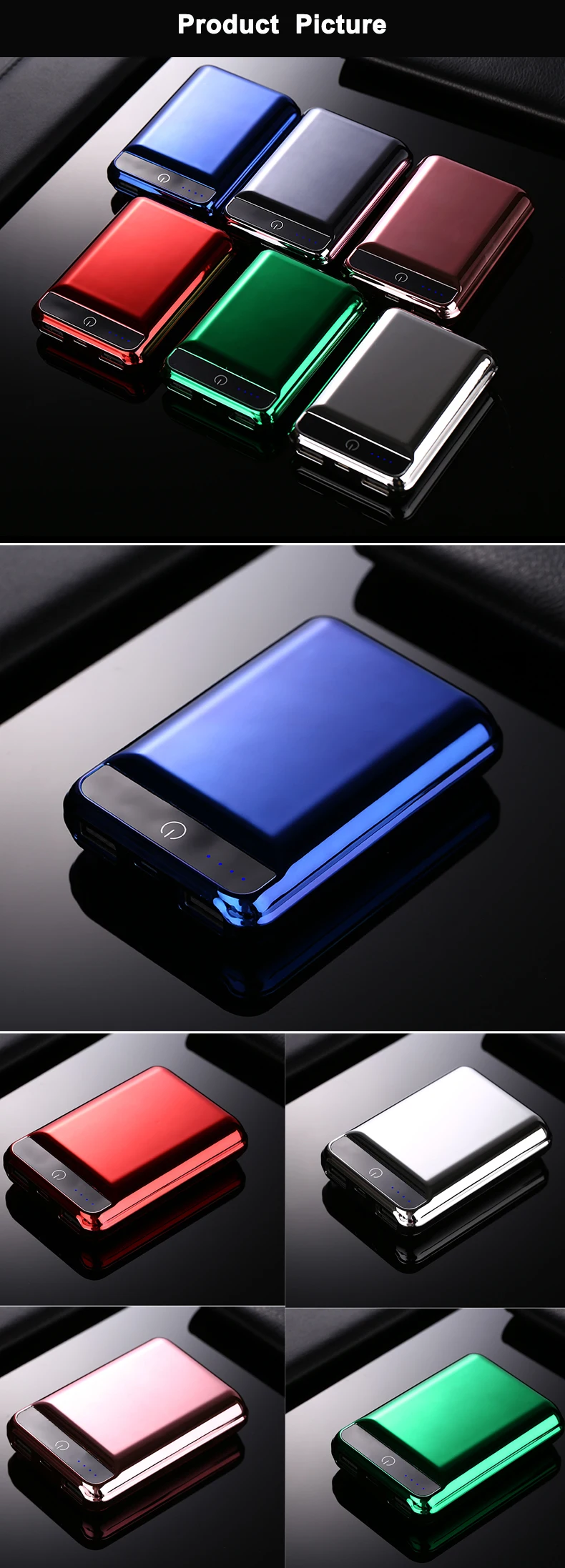 New 2019 Trending Product Portable Slim Pocket Custom Mini Power Bank Station , Mini Power Banks - ANKUX.COM