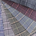cheap price Plain Dyed TR polyester rayon plaid woven fabric clothes material for school uniforms