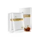 OEM custom 100% natural silk snail facial mask sheet own brand, whitening private label mask sheet