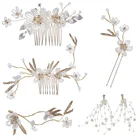 Delicate Wedding Accessories Zinc Alloy Necklace And Earrings Wedding Women Bridal Jewelry Sets