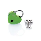 AJF mini zinc alloy heart engraved gift and lover lock