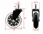 Office Chair Wheels Replacement office chair caster wheel Roller Blade chair wheel