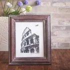 High Quality Solid Wood Retro Firm Wide Border Custom Photo Frame For Home Decoration