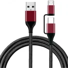 Ali New Ali Baba New Products USB Dual Charging Cable Cord Quick Charger 2 In 1 Cable Fast Charge