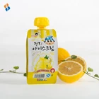 Reusable Stand Up Juice Baby Food Packaging Spout Pouch With Cap