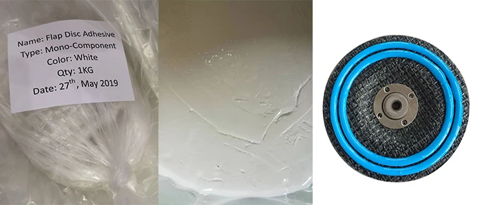 Single component epoxy adhesive glue for making flap disc