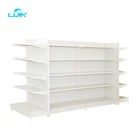 LIJIN SHELF Hot Sale Double-side Supermarket Wire Mesh Metal Display Shelves