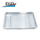 Quarter baking pan with cooling rack set
