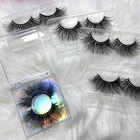 Eyelash Eyelashes Wholesale Eyelash Vendor Customized Boxes 25mm Mink Lashes Mink Eyelashes Vendor