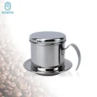 High Quality tradition stainless steel vietnam coffee filter set coffee dripper