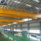 Wireless remote control high quality low noise 50ton double beam bridge crane