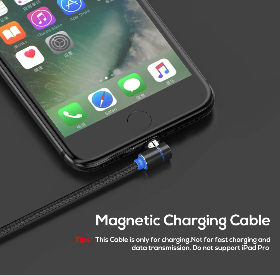 2019 Hot Sale Elbow Magnetic Fast Charging USB Cable Magnet Charger Cable for Mobile Phone - ANKUX.COM