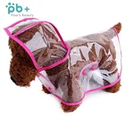 Pet Wholesale Dog Raincoat Coat Clothes Waterproof Puppy Jacket Pet Rainwear