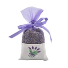 Fashion organza embroidery lavender scented sachet bag