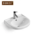 Low Price Round Ceramic Sanitary Ware BathroomWall Small Hung Wash Basin