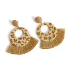Yttria Wholesale Unique Boho Alloy Jewelry Tassel Earrings With Pearl