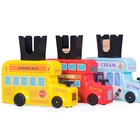 Train Custom Kids Education Domino Blocks Toy Wooden Domino Train