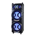 Big Power Tall Double 12 inch Bluetooth DJ Party Speaker With Battery