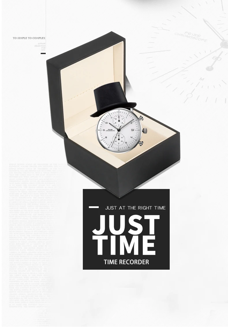 new product pu leather gift wrap box for watch luxury custo