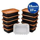 hot sale blister food packaging containers plastic disposable salad bowl with lid
