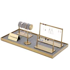 Hot Sell Jewelry Store Countertop Earring Bracelet Stand Display Set Showcase Jewelry Organizer