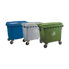 1100L/660L Household Can Waste Bin Dustbin Lid Foot Recycle Wholesale Cans Plastic Trash Can