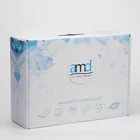 eco corrugated folding packaging hard chipboard briefcase box heavy suitcase cardboard boxes with handle