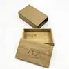 Custom Storage Gift Square Packaging Bamboo Wooden Box With Lids