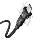 Amazon 2020 トップ販売最新 180 度 3A 高速充電データケーブルマイクロ usb/タイプ c/ios 工場格安価格