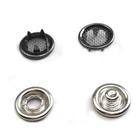 Custom Made Button Buttons Buttons Snap Custom Made Garment 4 Parts Brass Metal Mesh Spring Snap Button