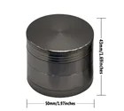 smoking accessories black herb grinder 4 Layer herbal tobacco weed grinder