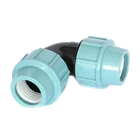 Easy Connect PP compression fitting 90 degree elbow irrigation pipe fittings