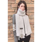 women scarf winter custom long neck thick plain fashion pashmina blanket warm cashmere scarf