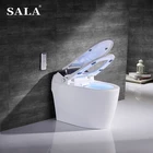 Toilet Pot SALA Fully Automatic Warm Air Drying Toilet Pot New Public Toilet Design Toilet Sits