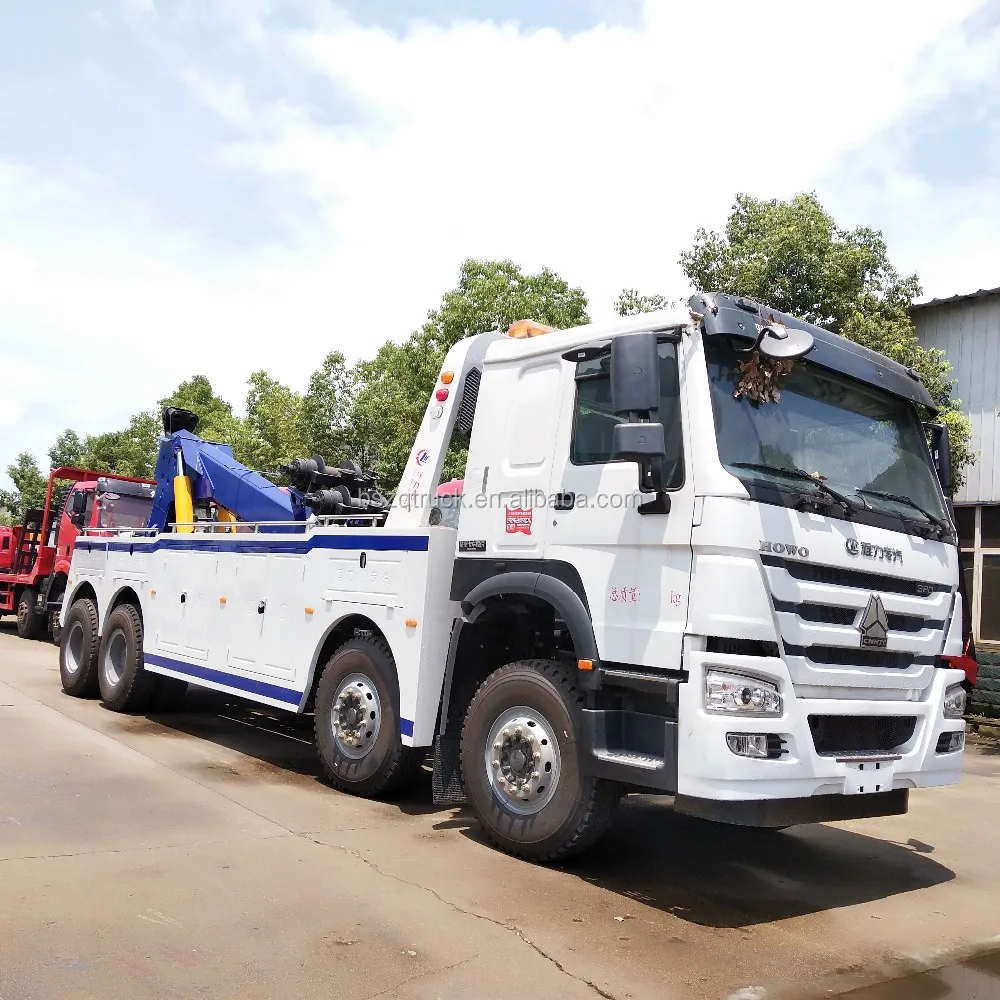 8x4 road wrecker truck