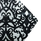Knitting burnt out elastic dubai fabric for making dress