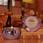 Soy Candle in Tin Box Holiday Custom Scented Containers Metal Jar with Luxury Printed Wholesale Travel in