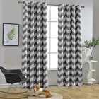 Hotel blackout customized size grommet window curtain