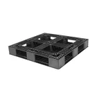 Model 2020 New Model Solid Mini Solid 1100x1100 Black Ventilated Recycled Export Cheap Plastic Pallet
