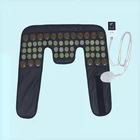 Electric heated FIR jade and tourmaline neck shoulder mattress,neck shoulder pain relief mat