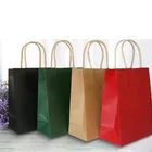 Wholesale Colorful Gravure Logo Printing Kraft Gift Paper Bag For Shopping