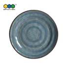 Strong Anti-Stain Ability and EU regulation approved Melamine 11 inch Dinner Plate eco-friendly products for promotion