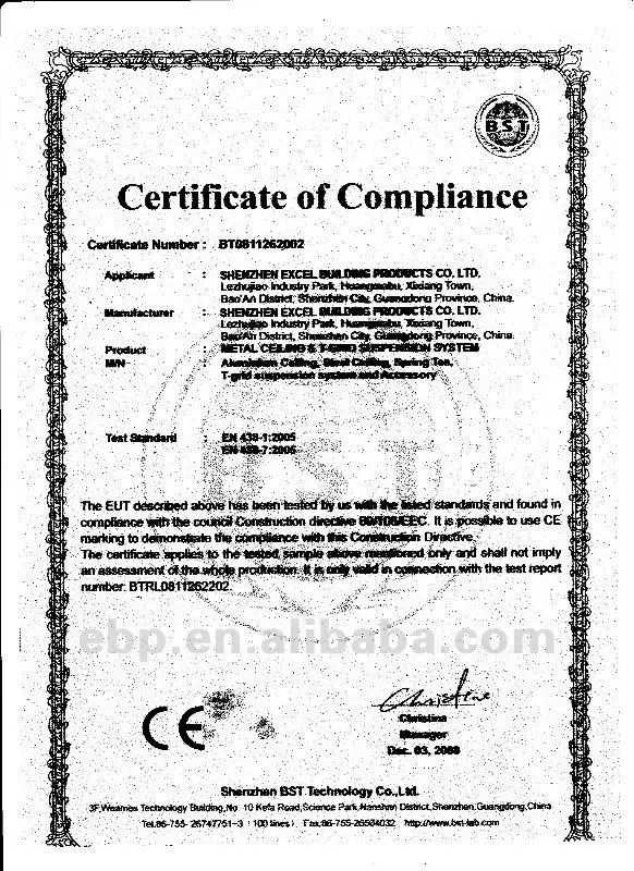 CE Certificate