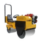 Vibratory Road Roller Ride With Water-cooled Engine on 720KG